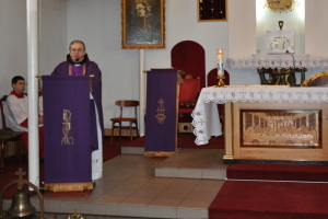 Rekolekcje parafialne głosił Ojciec Lesław Szymborski  Gwardian klaszotru O. Franciszkanów w Jarocinie